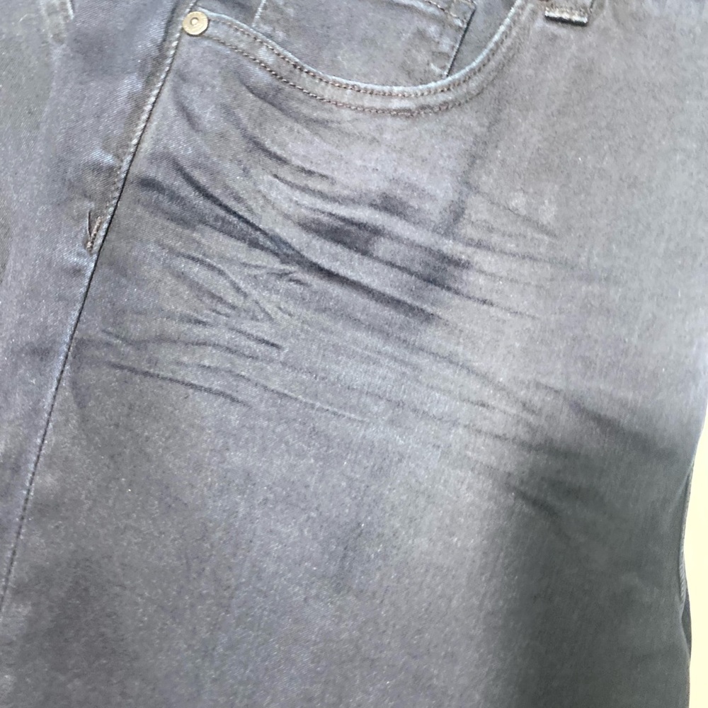 Melissa McCArthy Seven7 Dark Wash Micro Flare 70’s Inspired Jeans Size 16 W - Picture 8 of 16